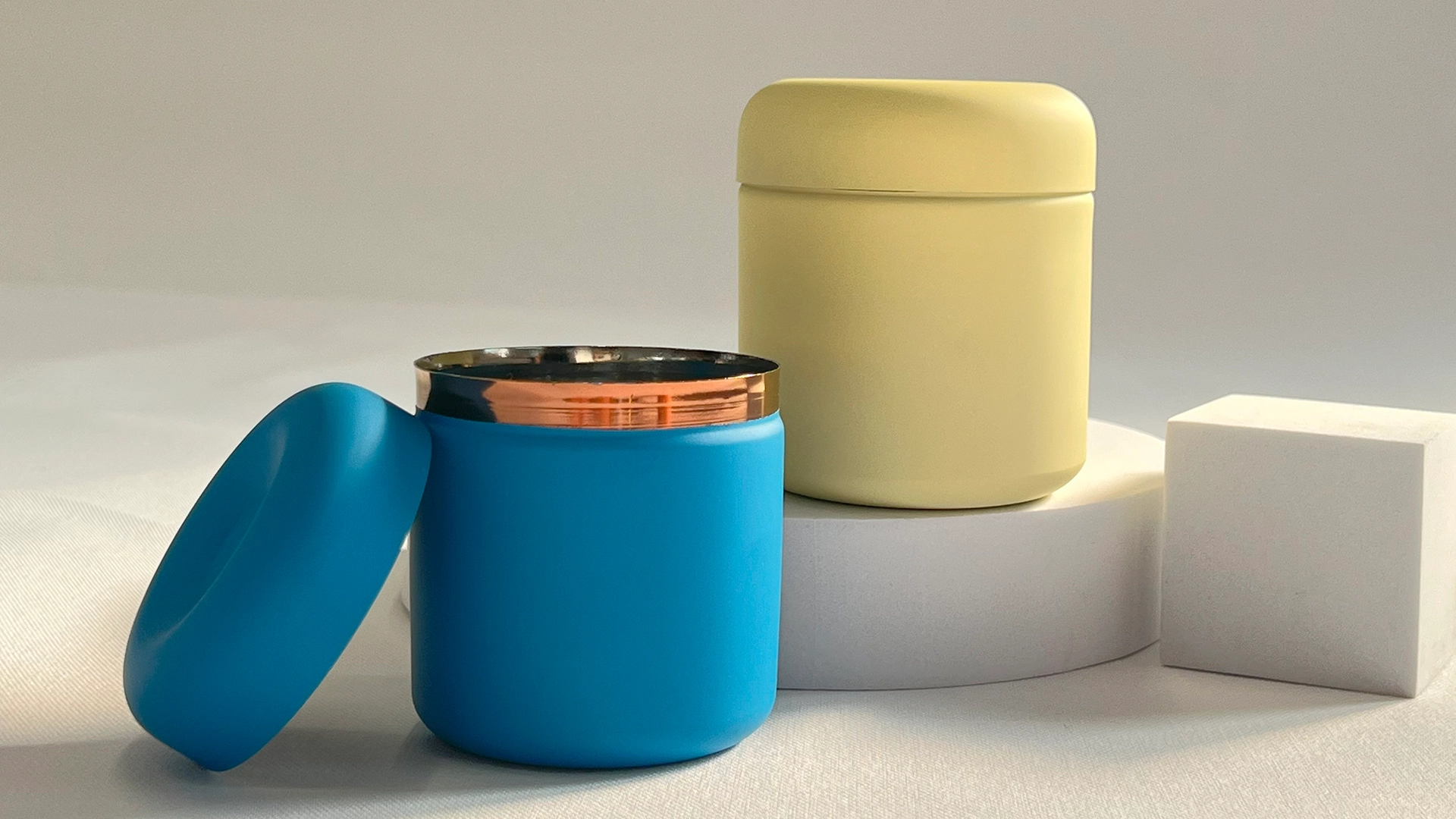 Custom colored containers with spray painted matte finish by Paintking Mumbai